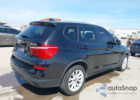 2016 BMW X3 xDrive28I z USA, uszkodzony, nr VIN 5UXWX9C51G0D73657
